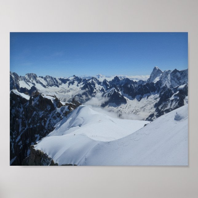 Fransk Alpernas Chamonix Poster (Framsidan)