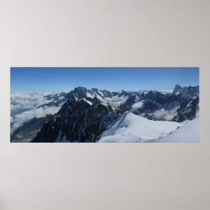 Fransk Alpernas Chamonix Poster