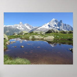 Fransk Alpernas Chamonix Poster