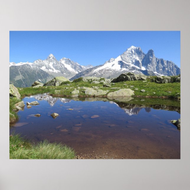 Fransk Alpernas Chamonix Poster (Framsidan)