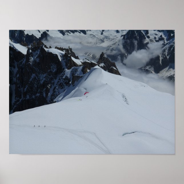 Fransk Alpernas Chamonix Poster (Framsidan)