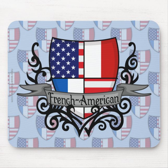 Fransk-Amerikanen skyddar flagga Musmatta (Framsidan)