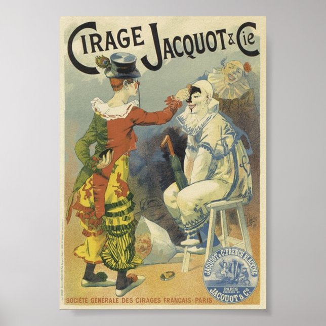 Fransk Annons-Vintage Poster (Framsidan)
