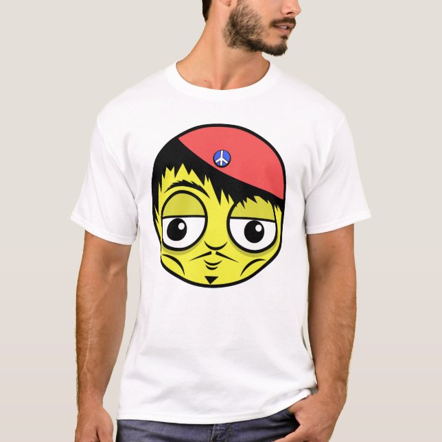 Fransk Ansikte Tee Shirt (Framsida)