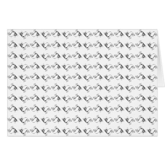 Fransk-anslutning Hälsningskort (Framsidan Horizontal)