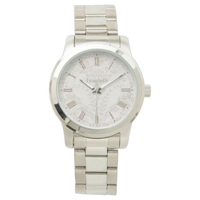 Fransk Antique Stil Chic Personlig Armbandsur (Framsida)