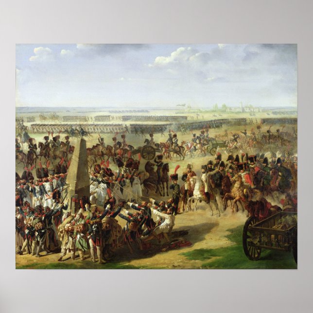 Fransk armén krossar Rosbach-kolonnen Poster (Framsidan)