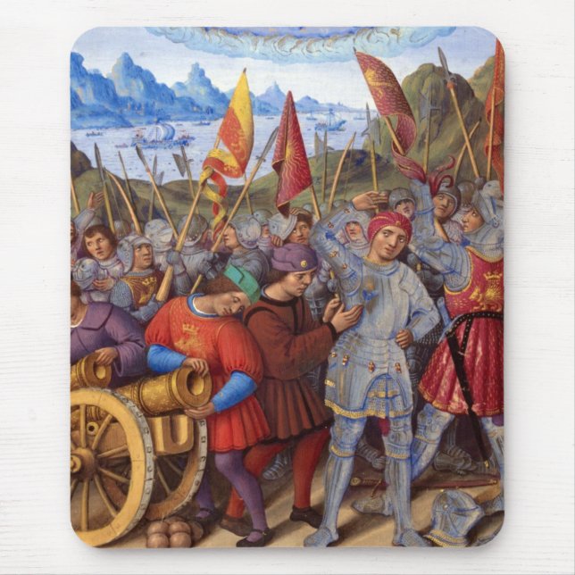 Fransk Army Preparing for Krig Le Voyage de Gênes Musmatta (Framsidan)