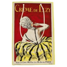 Fransk art nouveau skönhet Creme de Luzy annons