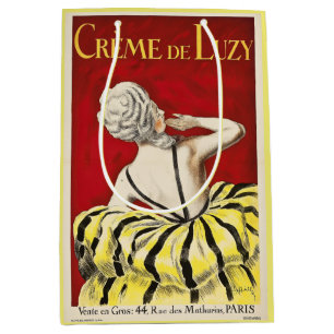 Fransk art nouveau skönhet Creme de Luzy annons