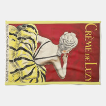 Fransk art nouveau skönhet Creme de Luzy annons