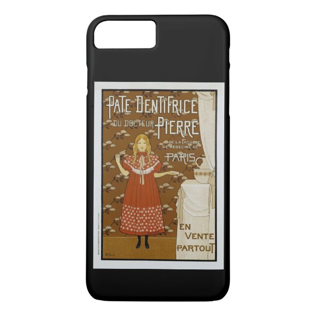 Fransk Art nouveau tandkräm Ad Case-Mate iPhone Skal (Baksida)