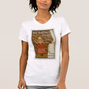 Fransk Art Nouveau Tandkräm Reklam T-shirt