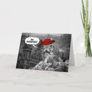 Fransk Artist Birthday Kort