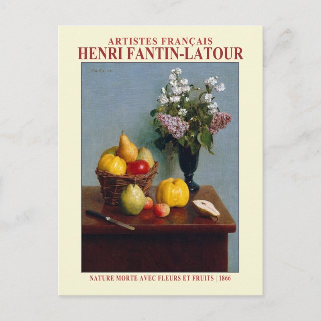 Fransk Artists EP Vykort (Framsida)