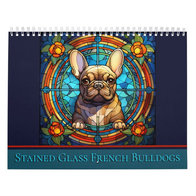 Fransk av fastsatt glas kalender (Omslag)