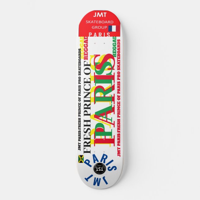 FRANSK AV PARIS 8 1/4-tums Skateboard DOCK (Framsida)