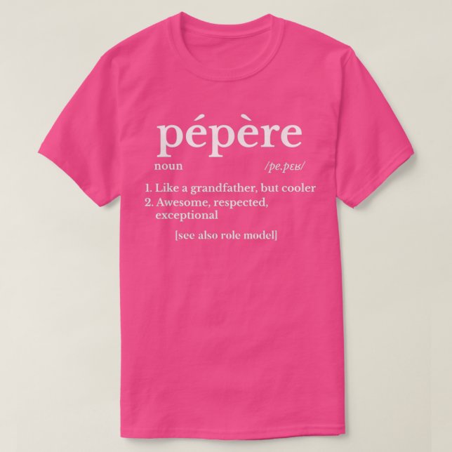 Fransk av pepere-gåvor för farmaceutiskt gran t shirt (Design framsida)