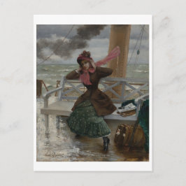 Fransk av vintage helg vykort