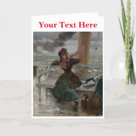 Fransk av vintage tack kort