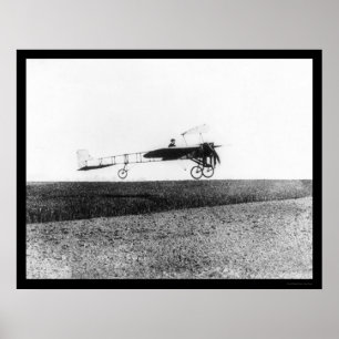 Fransk Aviator Louis Bleriot 1909 Poster