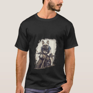 Fransk B för Fransk av kvinnlig Vintage Bulldog Bi T Shirt