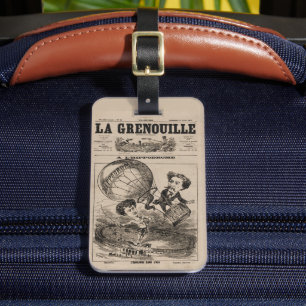 Fransk-babyliftare i Luftballong Bagagebricka