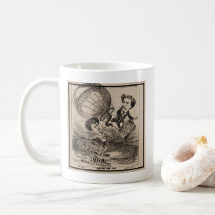 Fransk-babyliftare i Luftballong Kaffemugg