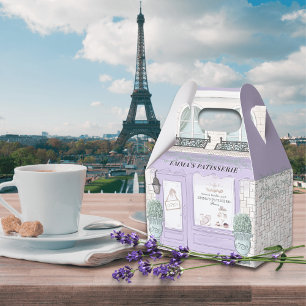 Fransk Bageri Café Patisserie Lavendel Presentaskar