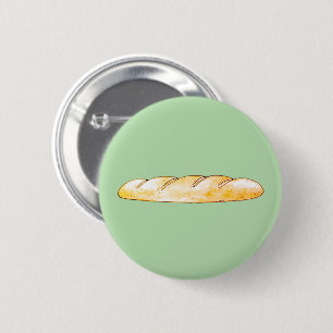 Fransk baguette-bröd knapp