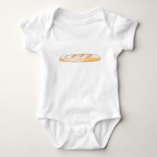 Fransk baguette-bröd t shirt