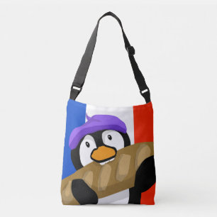 Fransk Baguette Penguin Axelväska