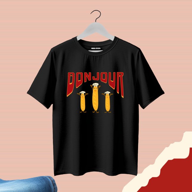 Fransk baguette t shirt (Skapare uppladdad)