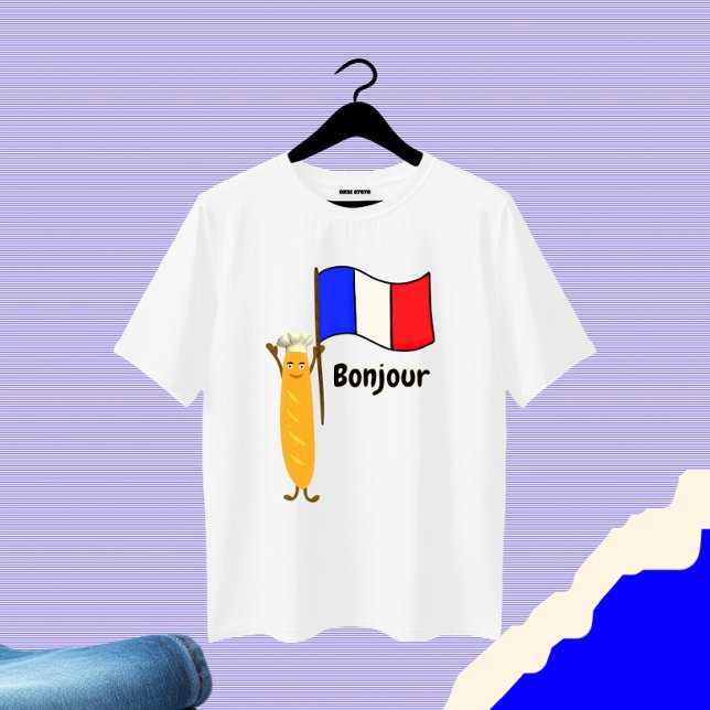 Fransk baguette t shirt (Skapare uppladdad)