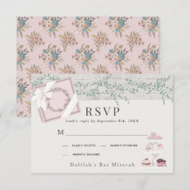 Fransk Bakery Patisserie Paris Rosa Bat mitzvah OSA Kort