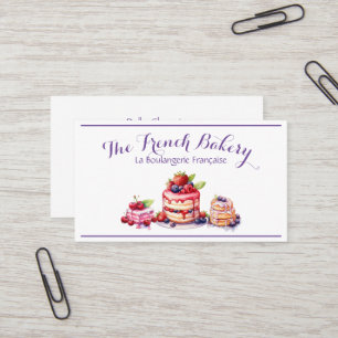 Fransk Bakery Visitkort