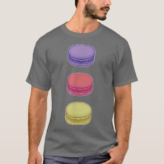 Fransk Baking Dessert Otaku Cute Kawaii Funny Maca T Shirt