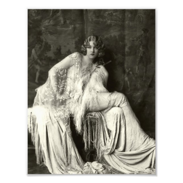Fransk Beauty på 1900-talet i tidigt Fototryck (Framsidan)