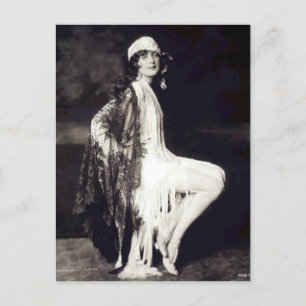 Fransk Beauty på 1900-talet i tidigt Vykort