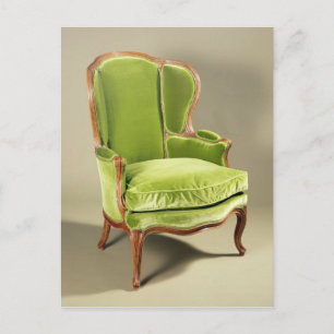 Fransk bergere stol, 1725 vykort