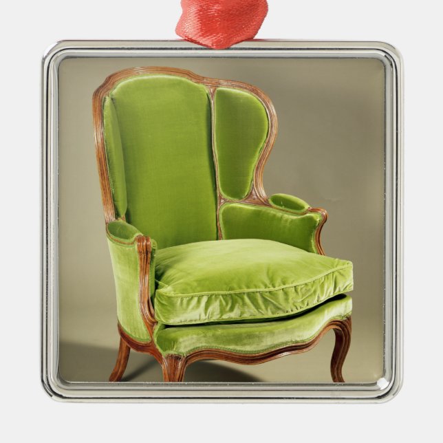 Fransk bergerestol, c.1725 julgransprydnad metall (Framsidan)