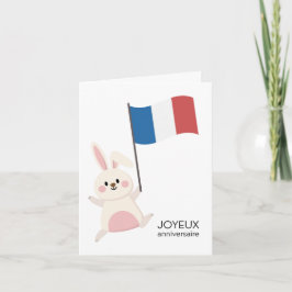 Fransk Birthday Card - Joyeux anniversaire Kort