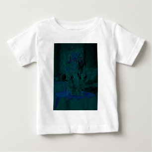 Fransk Blå Kärlek Äta Lek Blomfärger för alla T Shirt