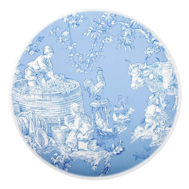 Fransk Blå rosa Knopp (Framsidan)