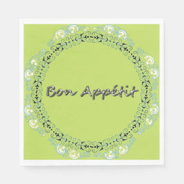 FRANSK-BLOMMIGT-FRESH—NAPKIN-DECOR PAPPERSSERVETT