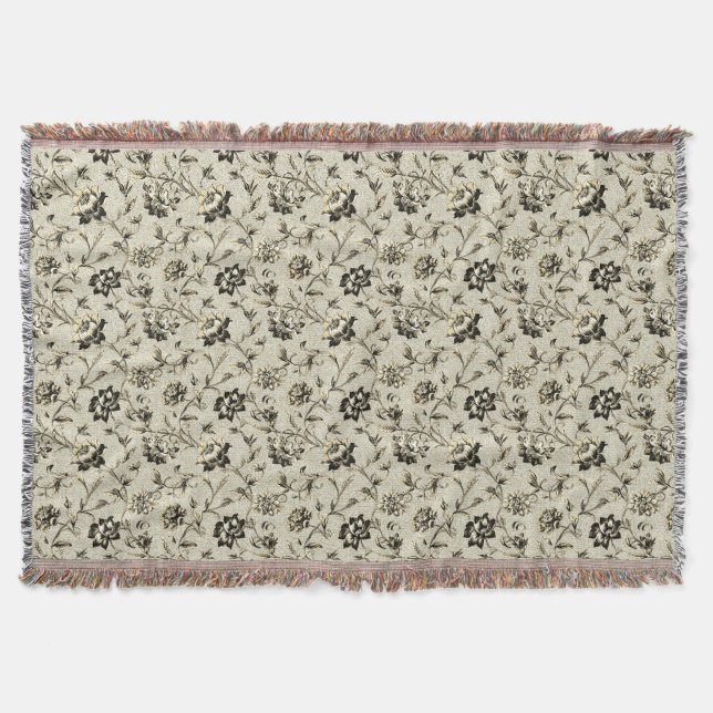 Fransk blomster filt (Framsidan)