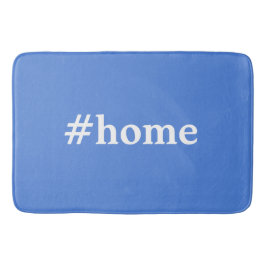 Fransk Blue and White Solid #Home Badrumsmatta