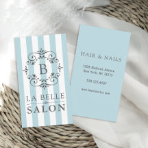 Fransk Blue Awning Rand Salon