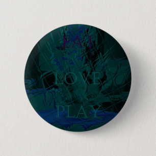 Fransk Blue Kärlek Eat Play Flower färg för alla Knapp
