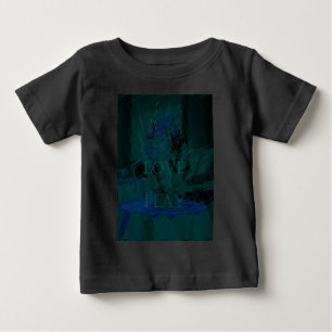 Fransk Blue Kärlek Eat Play Flower färg för alla T-shirt
